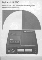 Nakamichi 550-Owners-Manual